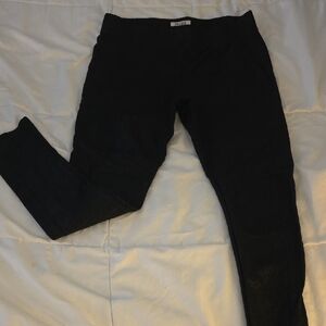 Mudd Textured Black Pants. Leather Like Pattern